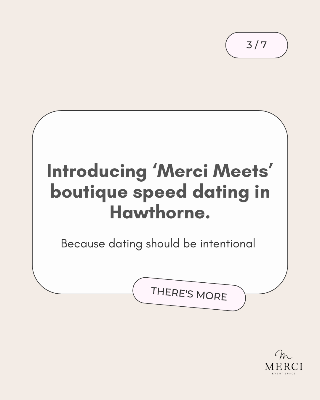 WAITLIST: MERCI MEETS -SPEED DATING LAUNCHING SEPTEMBER 2026