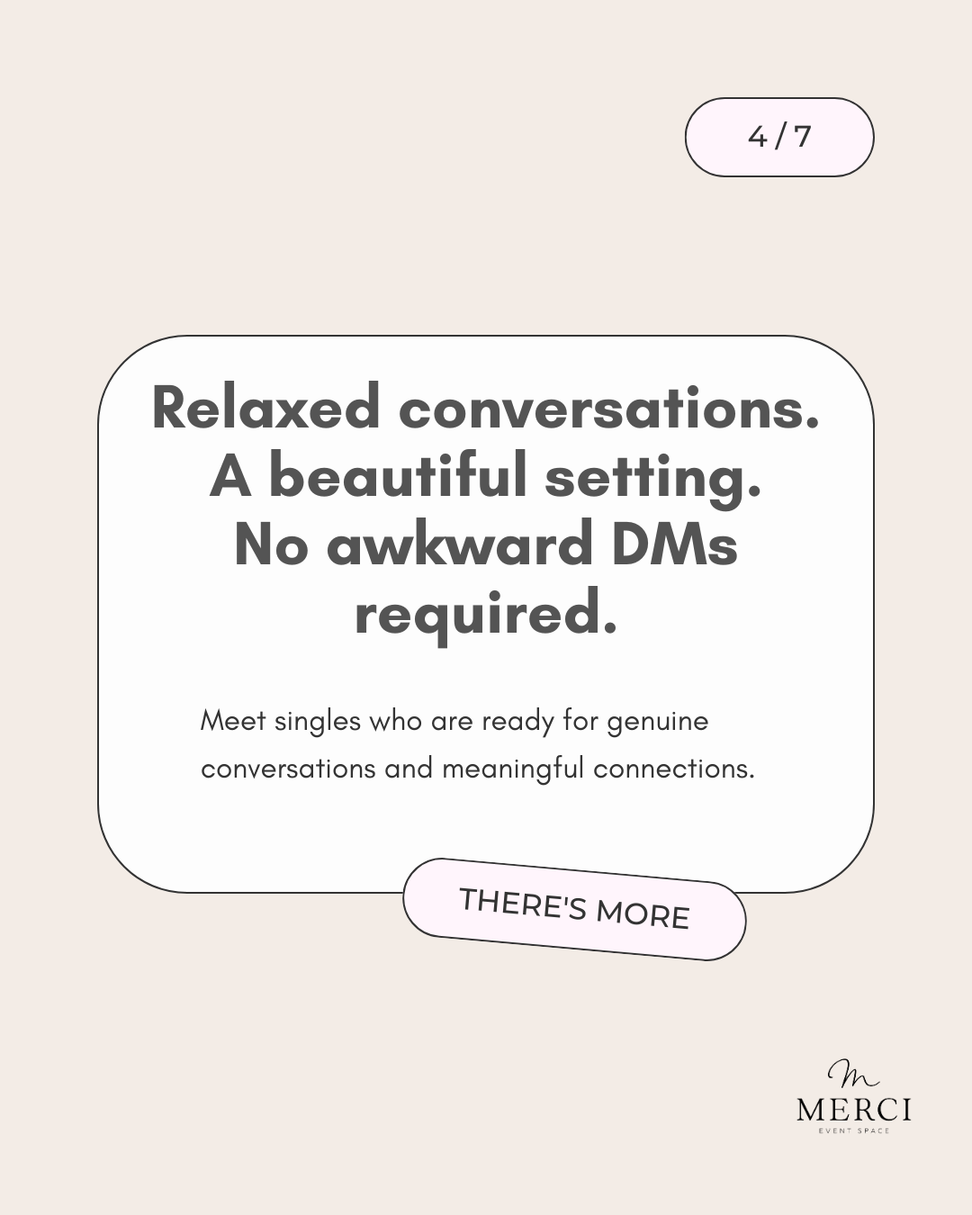 WAITLIST: MERCI MEETS -SPEED DATING LAUNCHING SEPTEMBER 2026