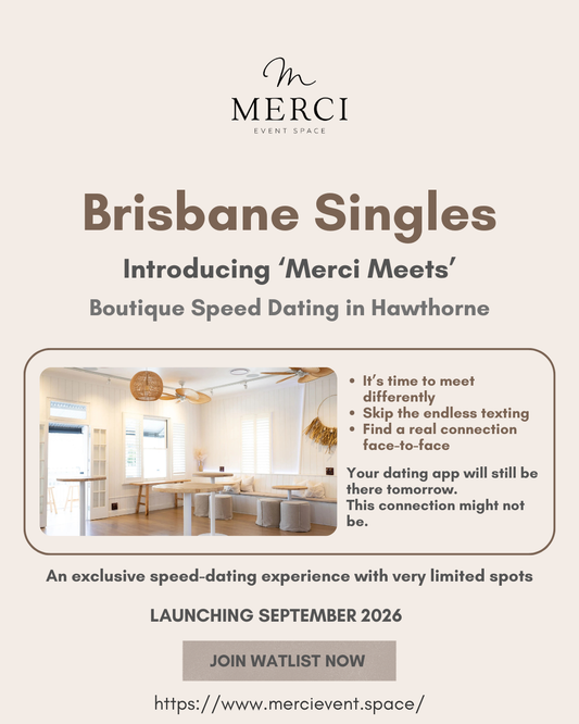WAITLIST: MERCI MEETS -SPEED DATING LAUNCHING SEPTEMBER 2026